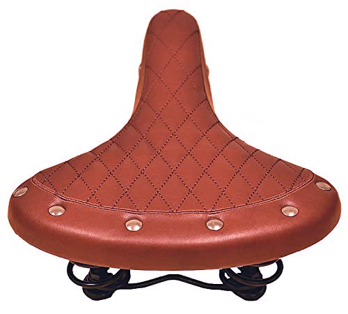 Made In Taiwan! Fito Gss Classic Beach Cruiser Fixie Fixe Gear Bike Bicycle Saddle Seat With Spring Suspension (Brown) #TOP1