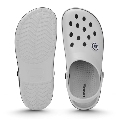 Image of Hoppa Trio Clogs for Men, Extra Soft EVA Moulded Slip-On Clogs | Lightweight, Cushioned, Water-Resistant & Non-Slip | Everyday Casual Footwear