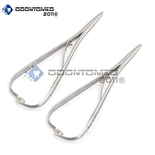 OdontoMed2011 New 2 Pcs Mathieu Needle Holder 5.5