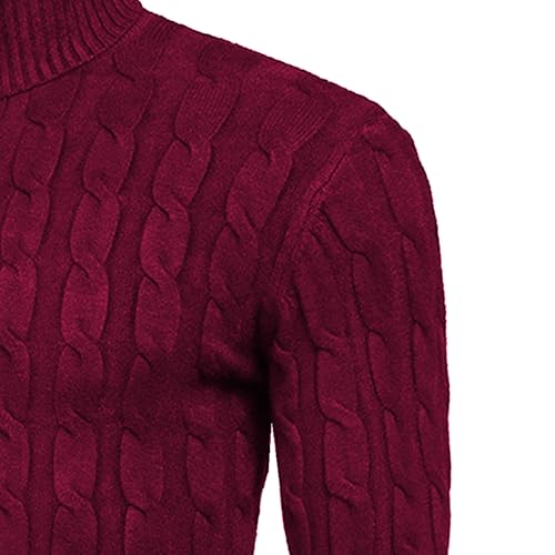 Pull à col roulé homme pour les journées d'hiver et sorties décontractées - 5