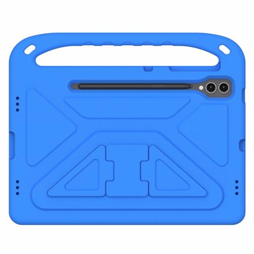 Étui Galaxy Tab S9 Plus antichoc en EVA bleu avec poignée support - 7