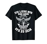 Herren Motorrad Opa Motorradfahrer Biker Motoräder Spruch Geschenk T-Shirt