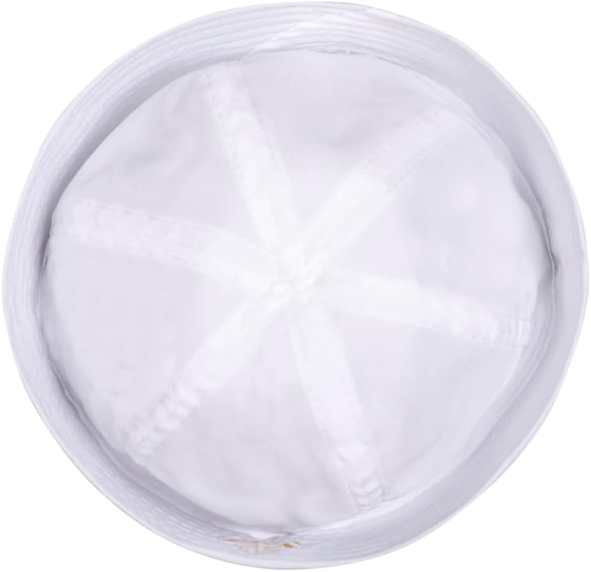 ALVOGIMOR White Sailor Captain Hat,Navy Sailor Captain Cap Sail Hats for Halloween Costume Dressing Up Party Accessory