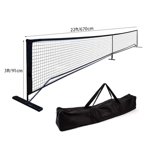 Filet de pickleball portable ensemble complet de filet de terrain de loisir