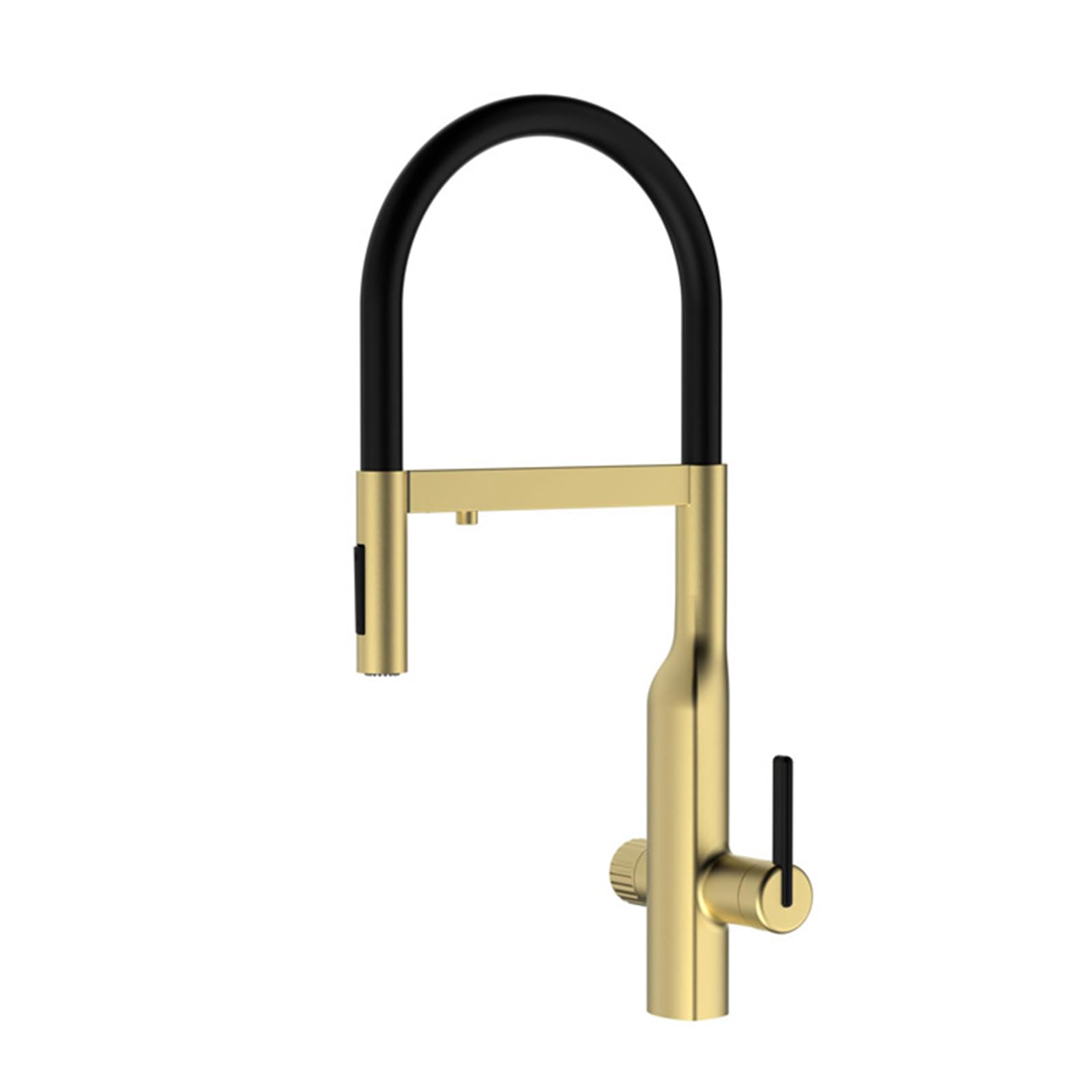 ZQFHSX 3 Way Kitchen Tap - Flexible Swivel Hot and Cold Purified Water Faucet, in 1 Brass Sink