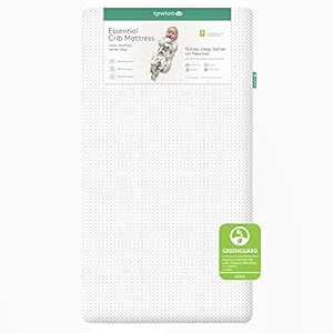 Newton Baby Essential Crib Mattress | Baby Mattress for Crib, Dual-Layer, Safe, 100% Breathable & Machine Washable Infant Crib Mattress, Removable Cover, Thick Cushion, White Newton Baby Essential Crib Mattress Baby Mattress for Crib Dual Layer Safe 100 Breathable Machine Washable Infant Crib Mattress Removable Cover Thick Cushion White