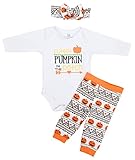 Unique Baby Girls Cutest Pumpkin in the Patch Layette Set (6 Months)