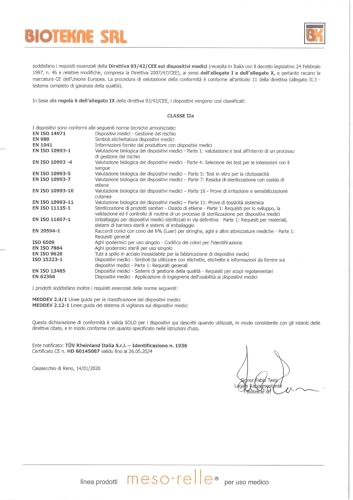 Biotekne - Sklerotherapie-Nadel Filler 32G 0,23x12mm, Meso-relle Hypodermie zum einmaligen Gebrauch, scharf, Packung mit 100 Stück, rosa, 23684