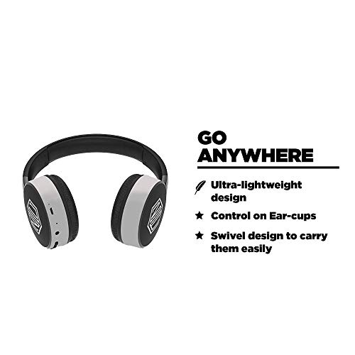 Image of Nu Republic Dubstep Wireless Headphones with Mic (Black and Silver)