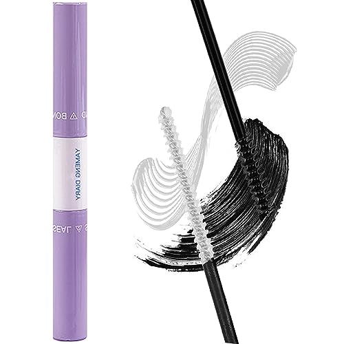 Lash Glue Bond and Seal, Eyelash Cluster Lashes Extension Glue for DIY Individual Eye Lash Extensions Clear Super Strong Hold 72 Hours Waterproof Mascara Wand Eyelash Glue for Sensitive Eyes