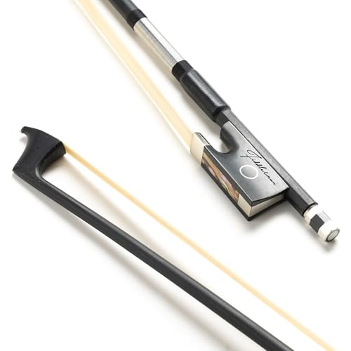 image for Fiddlerman Carbon Fiber Violin Bow 4/4, black