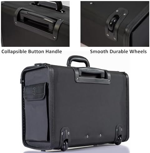 HAMMER ANVIL 19 Wheeled Briefcase Rolling Case Sales Sample Pilot Lawyer Attache — 사진 5