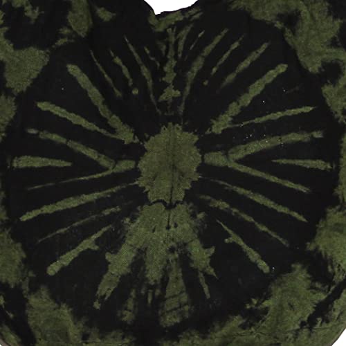 Image of TIE DYE Bohemian Hipster Hobo Boho Hippie Crossbody Bag Purse Black Tone 39 inch