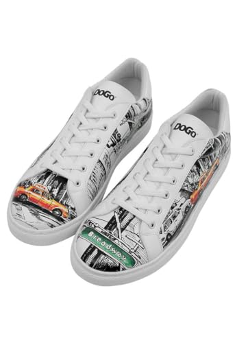 DOGO Ace-Zapatillas para Hombre, Sneaker, Blanco, 41 EU