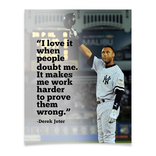 AMERICAN LUXURY GIFTS Doubt Me Wall Art 8x10 Poster