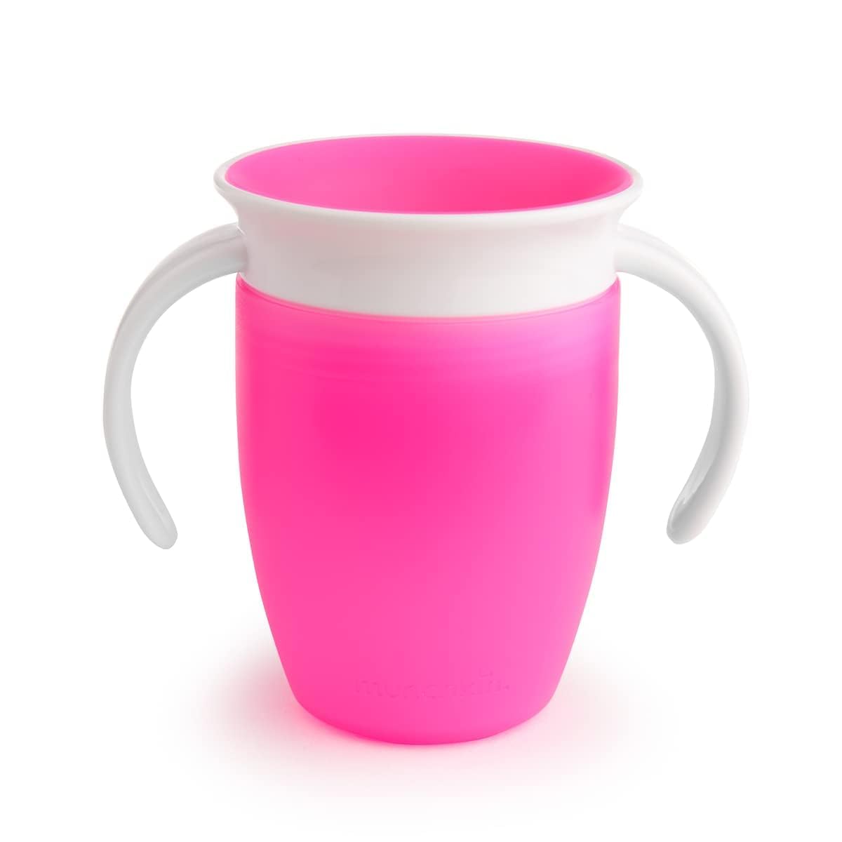 INNTRAW Transition Sippy Cups with Handles, 360 Degree Spill Proof Design, Leak Proof Miracle Cups for Toddlers (Multicolor)-image-9