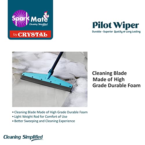 Image of Sparkmate By Crystal Floor Wiper, 40cm EVA Blade, Steel Rod