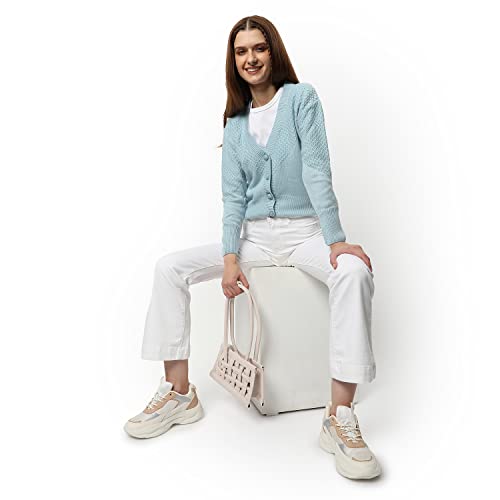 Image of PINACOLADA Women's Zip-Front Hoodie with Contrast Drawstring for Casual Wear | Hooded Neck | Long Sleeve | Zipper Closure | Cotton Sweatshirt Crafted with Comfort Fit for Everyday Wear