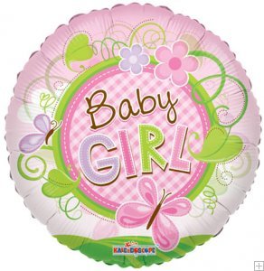 It's A Girl Butterfly Baby Shower Balloons Decoration Supplies Luncheon Outdoor #TOP2