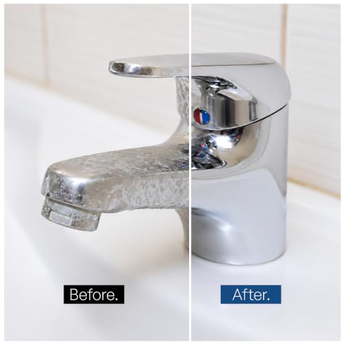 Image of Tap Cleaner, All-Purpose Bathroom & Kitchen Cleaner Spray 50ml | Cleans Taps, Bathtubs, Sinks, Shower Kitchen Surface & More | Removes Hard Water Stain, Limescale, Grease & Dirt