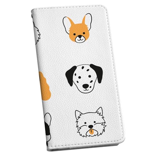 AQUOS sense7 �p �P�[�X SH-53C SHG10 SH-M24 �Ή� �蒠�^ PU���U�[ �}�O�l�b�g �J�[�h2�� �X�^���h �� DOG 033465