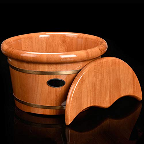 Spa de pies de madera para pedicure y masaje miniatura 2