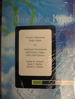 Paperback Custom Telecourse Study Guide for American Government and Politics Today: 1999-2000 Edition Book