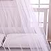 Faswin Bed Canopy for Single to King Size Beds, Home & Travel (White)