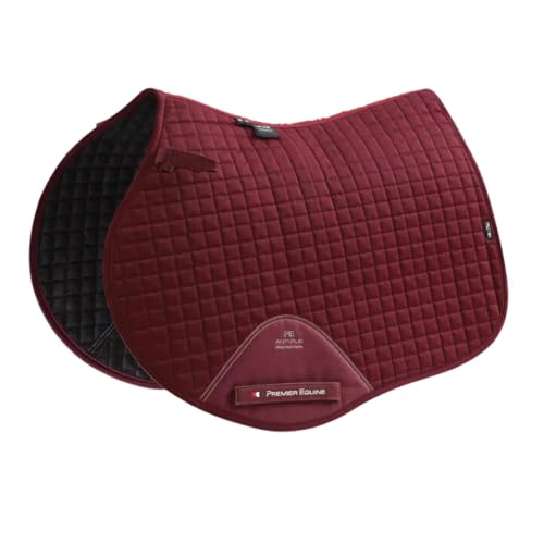 Premier Equine Saddle Pad For Horses In Plain Cotton Close Contact Gp