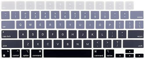 Image of Oaky Keyboard Protector MacBook Pro 14 inch /16 inch M1 /M2 /M3 Pro /Max Chip 2021-2024 Release [A2918 A2992 A2779 A2442 A2991 A2780 A24858] Keyboard Skin Guard - Silicon Grey