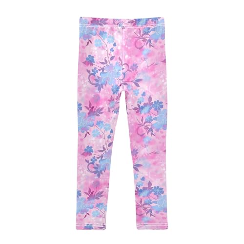 Tie Dye Unicorn Mermaid Girls Leggings Athletic Pants Tights Stretch Bottom2