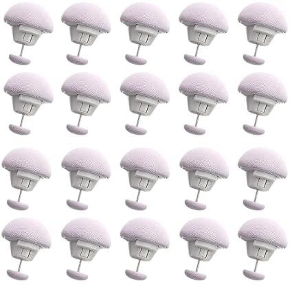 Tinkpin® 20Pc's Bed Sheet Clips Mushroom Duvet Cover Pins Cotton Quilt Fixer Duvet Fasteners Mushroom Shape Duvet Clips for Comforters Clips for Socks Curtains Quilt Cove(Multicolor)(Pack of 20)-image-21