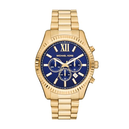 Michael Kors Lexington Chronograph Gold-Tone Stainless Steel Men's Watch (Model: MK9153) by Michael Kors - Used condition - CA$206.77