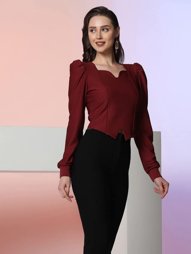 Image of Selvia Women's Spandex Crop Top