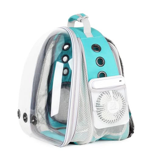 LOLLIMEOW Mini Fan for Pet Carrier Backpack, Bubble Backpack Carrier, Cats and Puppies,Airline-Approved, Designed for Travel, Hiking, Walking & Outdoor Use (Mini Fan) by LOLLIMEOW - Used condition - Image 3