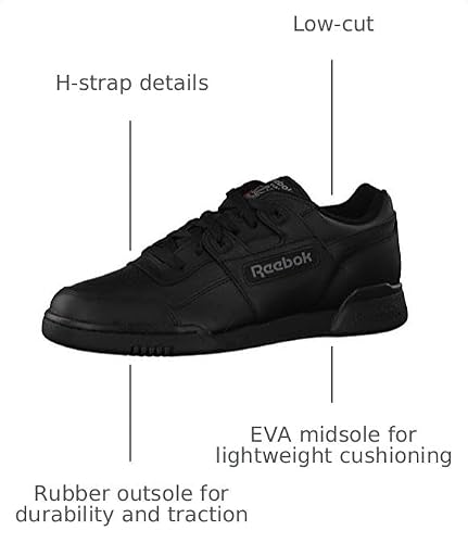 Reebok Reebok Men's Workout Plus Casual Sneakers Black/Charcoal