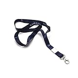 Genuine Maserati Blue Satin Lanyard Neck Strap Key Strap Keychain / ID Badge Holder