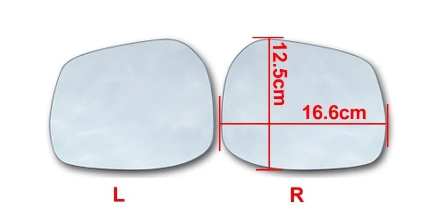 Miroirs de recul latéraux pour Spirior 2009-2014 | Rétroviseur verre de porte extérieure - 2