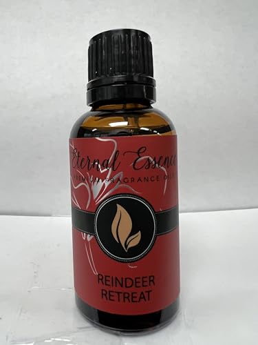 Image of Eternal Essence Oils Reindeer Retreat 30ml Premium Fragrance Oil - for Candle, Soap Making, Aromatherapy, Diffusers, Home Care, & Humidifiers