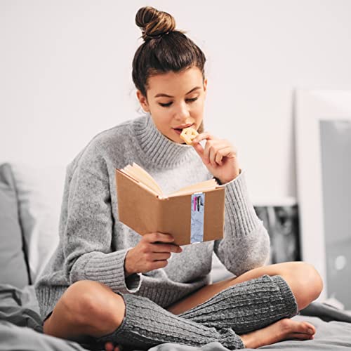 4Pcs Adjustable Elastic Band Pen Holder Leather Pen Sleeve Pu Pencil Holder Pouch For Journals, Notebooks, Books, Planners, Rigid Tablet Gift, Detachable (Blue, Yellow, Pink, Marbled Gray) #TOP3