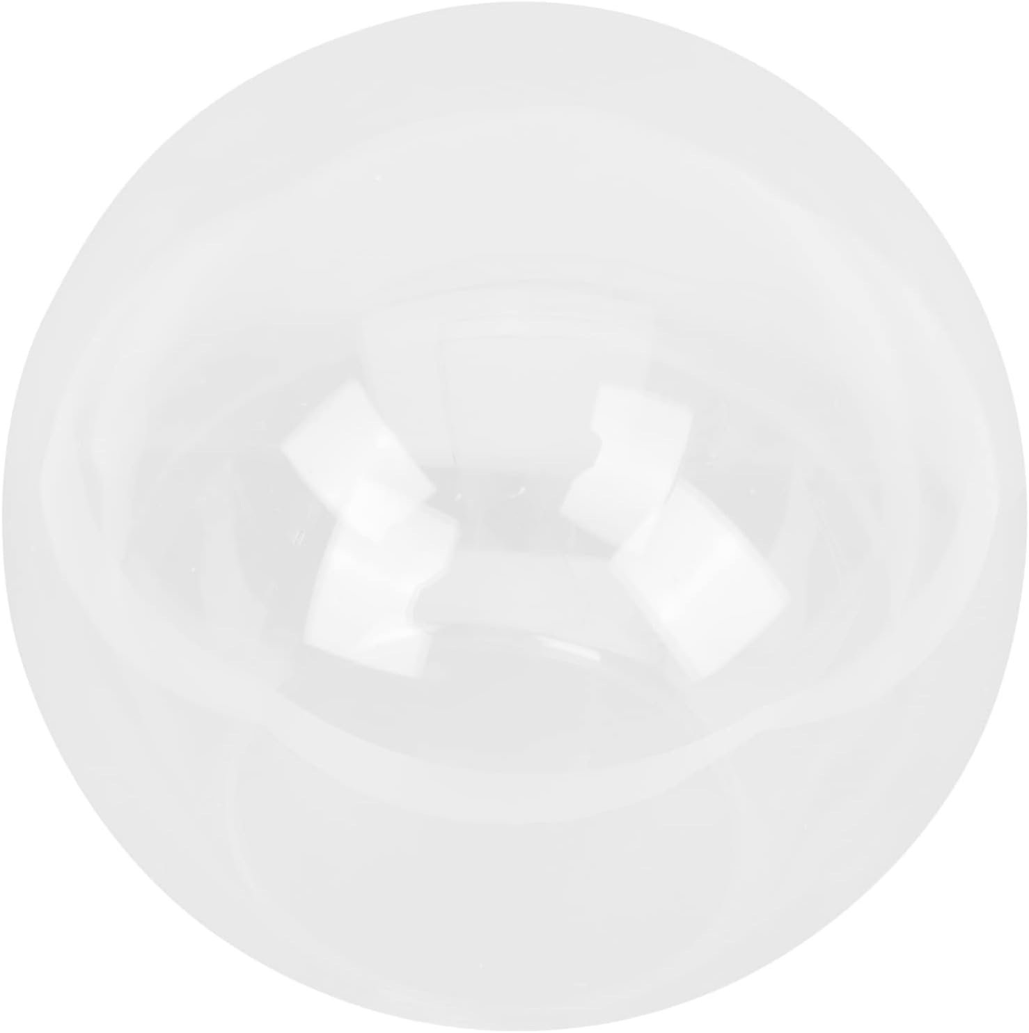 DOITOOL 3pcs Glass Round Lamp Shade Transparent Glass Pendant Light Cover for Home Decor Stylish Ceiling Fixture for Living Room Bedroom and Boys and Girls Room Lighting