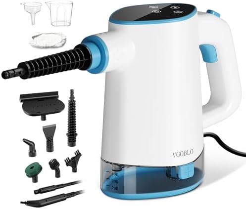 Handheld Steam Cleaner for Home, Pressurized 15s Instant Heat Ste...