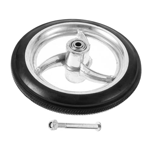 FOMIYES Inch Wheelchair Front Wheel 8mm Hole Replacement Wheelchair Part for Elderly