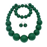 Chunky Pearl Choker Necklace, Large Pearl Statement Necklace, Trending Choker Pearl Wedding Jewelry...