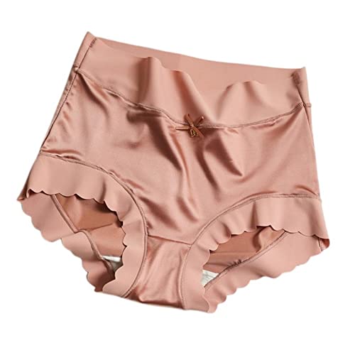 Slips en soie glacée femmes culotte couvrante fraîcheur satin M