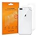 kwmobile 3x Pellicola Protettiva Posteriore Compatibile con Apple iPhone 7 Plus / 8 Plus - Pellicola Protezione Trasparente Retro Smartphone - Film Protettivo Antigraffio