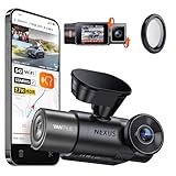 【Bundle: Vantrue N2X Front Inside Dash Cam + CPL Filter】 Dual Dashcam, Infrared Cabin Camera, STARVIS 2, Parking Mode, GPS, WiFi Dash Cam for Rideshare Taxi Daily Drivers