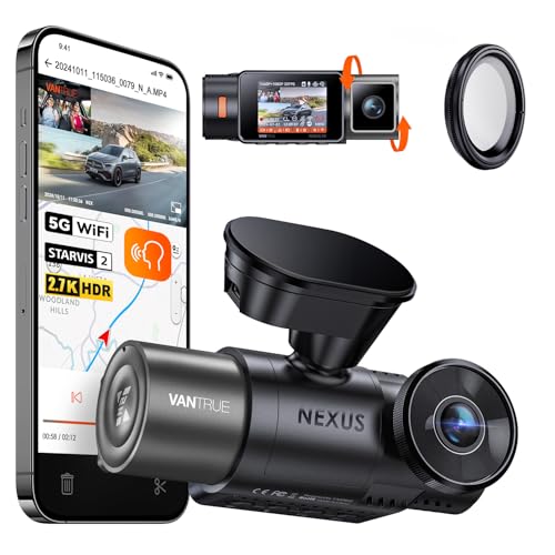 REDTIGER F17 4K 3CH Dash Cam, STARVIS 2 Sensor HDR, 64GB Card, 5.8GHz WiFi | 2160P+1080P*2 Front Inside and Rear, 4 IR Night Vision, G-Sensor, GPS Tracking, Exclusive App, WDR Car Camera, Parking Mode product image 14