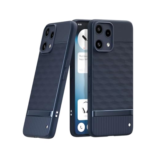 Image of Shockproof Case Compatible with Nothing Phone (3a) Lite 5G | Full Camera Protection | TPU Flexible Back Cover for Nothing Phone (3a) Lite 5G (Steel Blue)