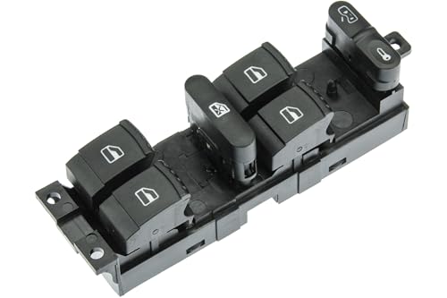 URO Parts 1J4959857D Window Switch Pack Assembly, Front Left , Black